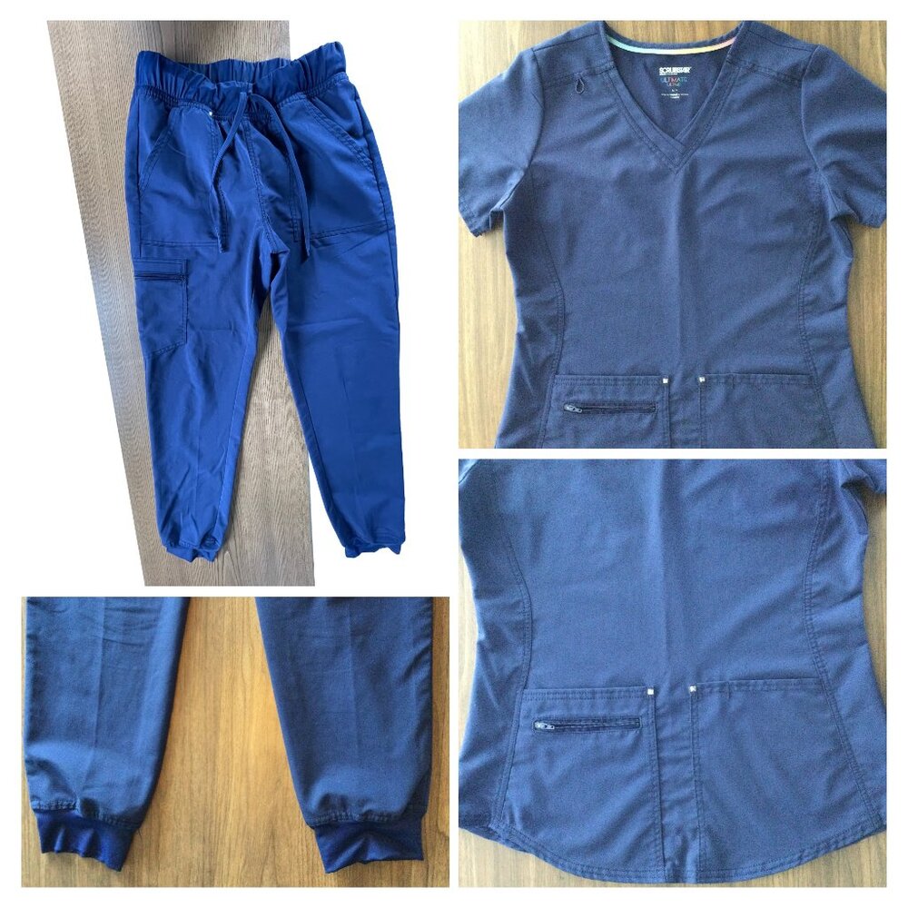 Scrubstar Women's Healthcare Medical Uniform Set – Jogger Pant & SCRUB Top